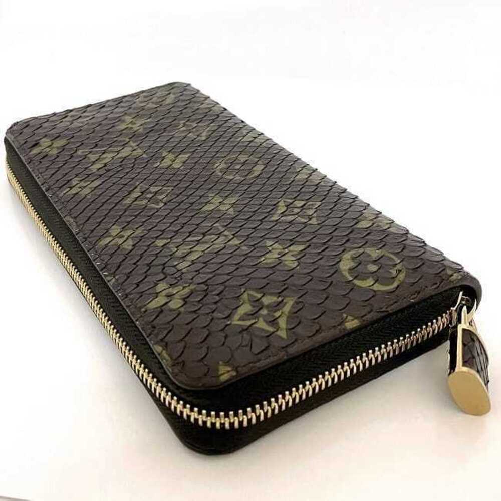 Louis Vuitton Zippy Wallet Brown Python Leather S… - image 4